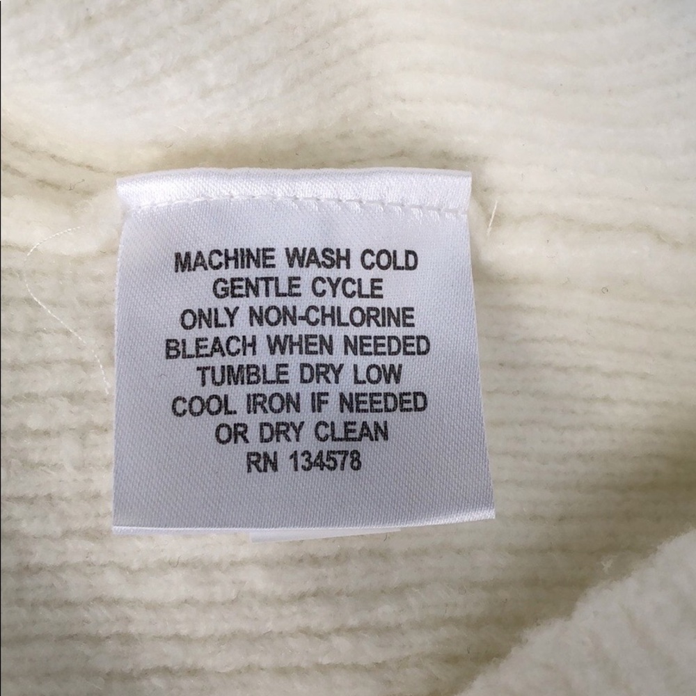 Vineyard Vines Cropped Mock Neck Sweater NWT sz L - Picture 7 of 8